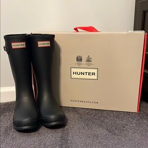 Hunter Black Rain Boots